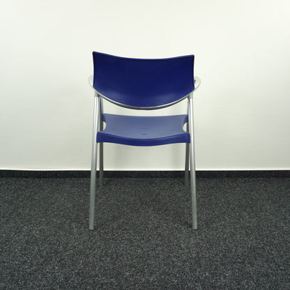 Amat Splash Stoel | Kantinestoel | Vergaderstoel | Blauw