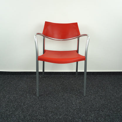 Amat Splash Stoel | Kantinestoel | Vergaderstoel | Rood