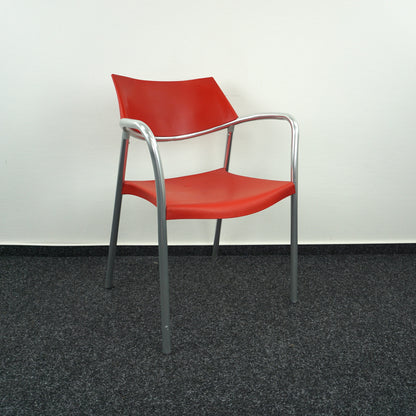 Amat Splash Stoel | Kantinestoel | Vergaderstoel | Rood