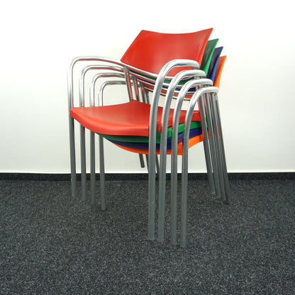 Amat Splash Stoel | Kantinestoel | Vergaderstoel | Rood