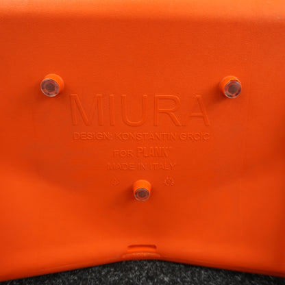 Plank Miura Design Barkruk | Oranje | Zithoogte 78 cm