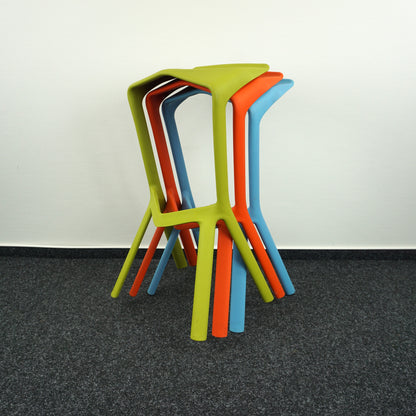 Plank Miura Design Barkruk | Groen | Zithoogte 78 cm