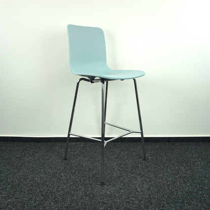 Vitra HAL RE Medium Design Barkruk | Lichtblauw | Zithoogte ca. 66 cm