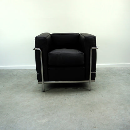 Cassina LC2 Fauteuil Grand Confort Petit Modèle | Zwart