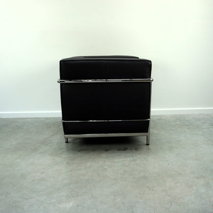 Cassina LC2 Fauteuil Grand Confort Petit Modèle | Zwart