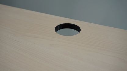 Aspa Slingerbureau | 200 x 85 cm | Ahorn | Hoogte verstelbaar 62 - 85 cm