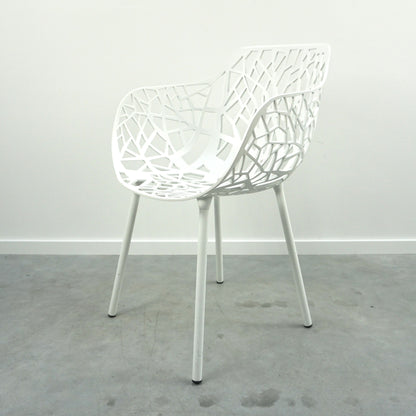 Fast Forest Design Stoel | Aluminium | Wit