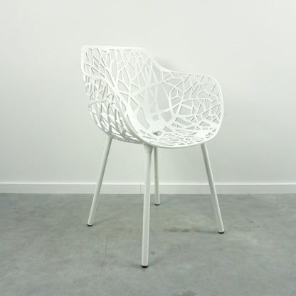 Fast Forest Design Stoel | Aluminium | Wit