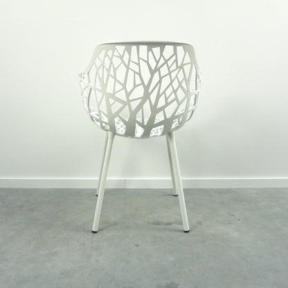 Fast Forest Design Stoel | Aluminium | Wit