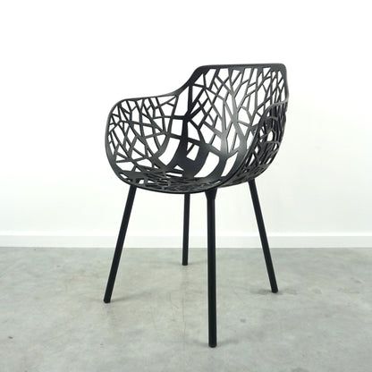 Fast Forest Design Stoel | Aluminium | Zwart
