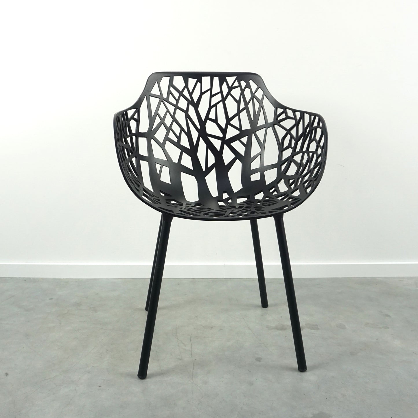 Fast Forest Design Stoel | Aluminium | Zwart