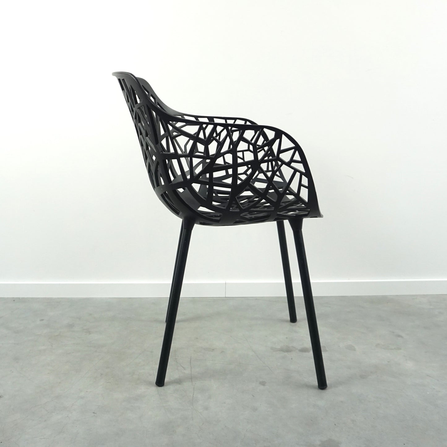 Fast Forest Design Stoel | Aluminium | Zwart