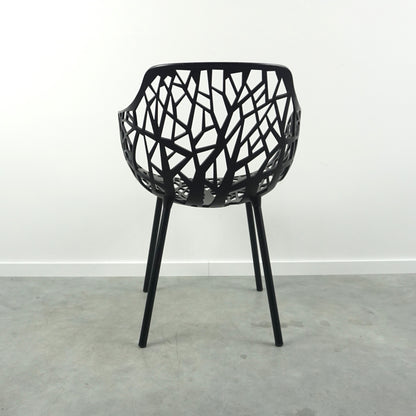 Fast Forest Design Stoel | Aluminium | Zwart