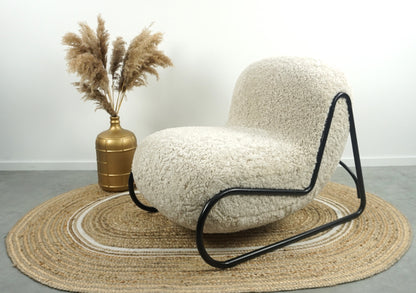Norr11 Boho Design Fauteuil | Lounge Stoel | Crème