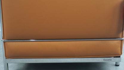 Cassina LC2 Fauteuil Grand Confort Petit Modèle | Cognac