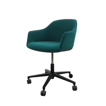 Vitra Softshell Vergaderstoel | Groen | Verrijdbaar
