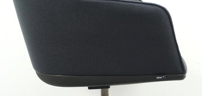 Vitra Softshell Vergaderstoel | Donkergrijs | Verrijdbaar