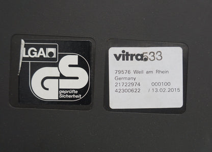 Vitra Softshell Vergaderstoel | Conferentiestoel | Donkergrijs