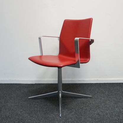 Four Design FourCast XL Vergaderstoel | Rood | Leer