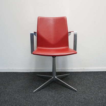 Four Design FourCast XL Vergaderstoel | Rood | Leer