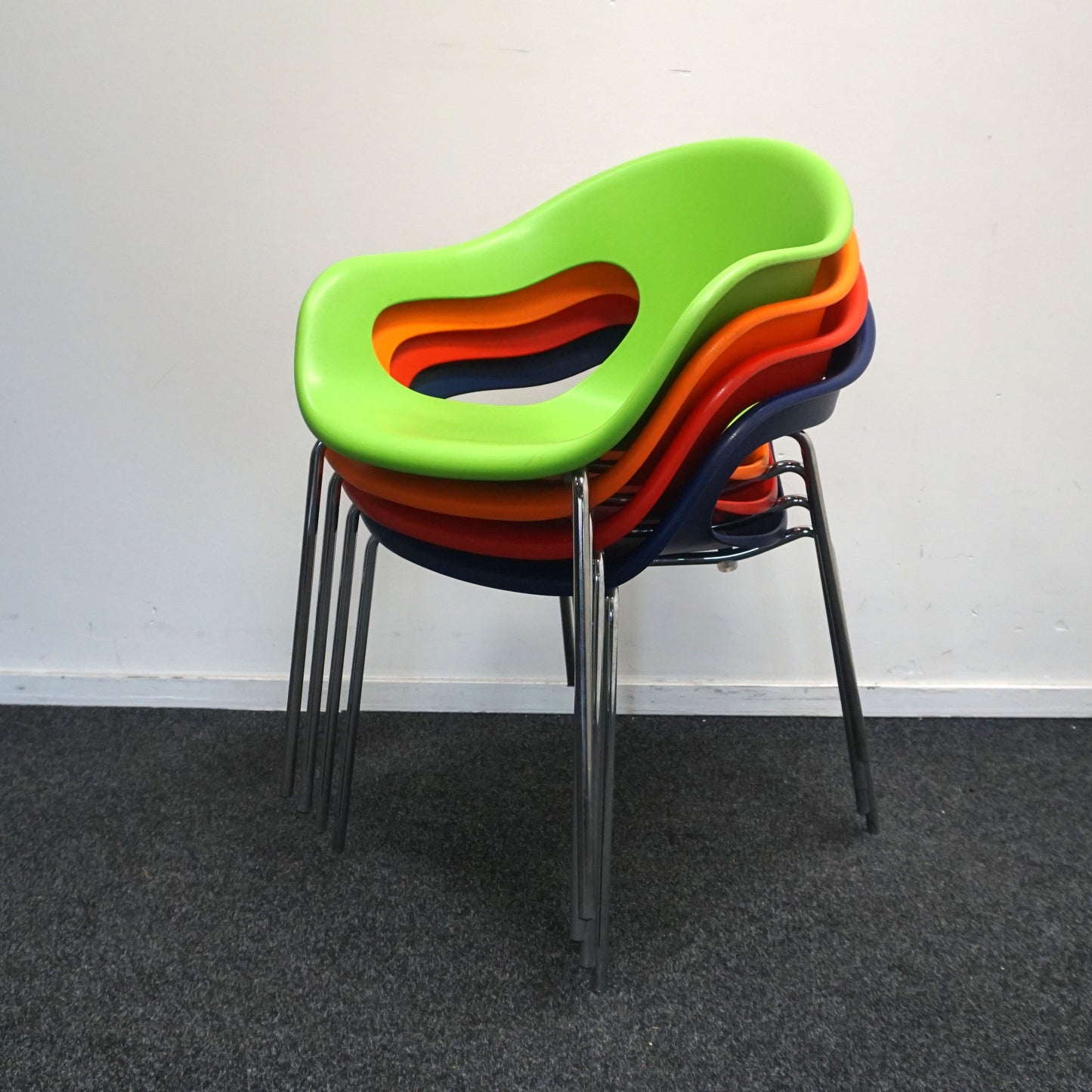 Arrmet Sunny Design Stoel | Kantinestoel | Blauw