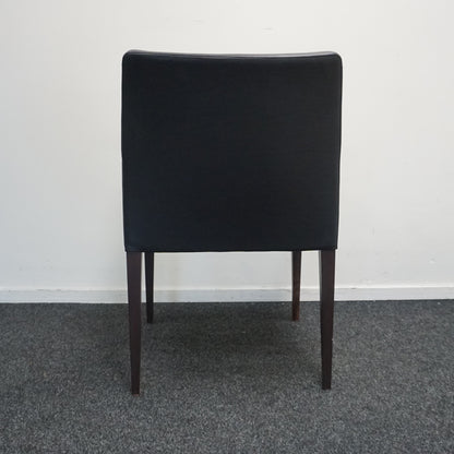 Poltrona Frau Liz Design Stoel | Donkerbruin Leer