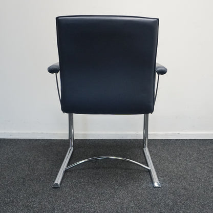 Sitag Vergaderstoel | Leer | Donkerblauw
