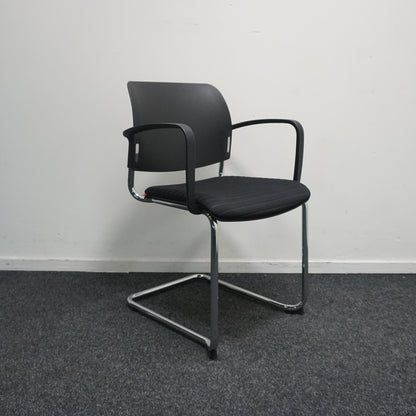 Köhl Consito Vergaderstoel | Zwart | Stof / Kunststof