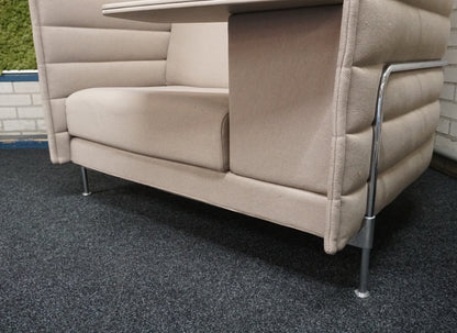 Vitra Alcove Highback Work Design Bank | Akoestische Bank | Beige