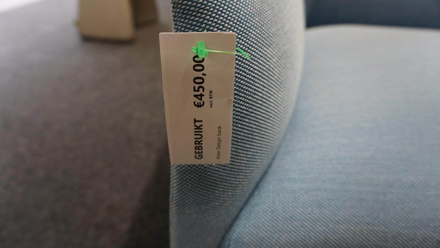 Arper Saari Sofa Design Bank | Lichtblauw | 2-Zits