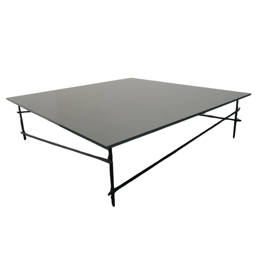Design Salontafel | Zwart | Glas | 107 x 107 x 29 cm