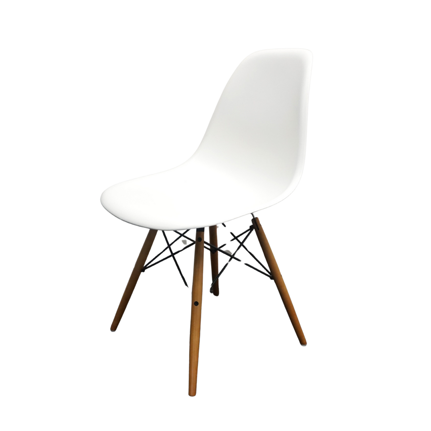 Vitra Eames DSW Design Stoel | Wit | Hout
