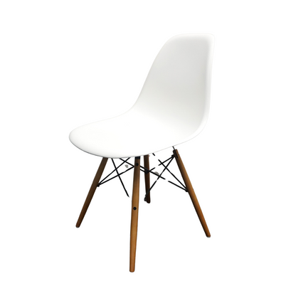 Vitra Eames DSW Design Stoel | Wit | Hout