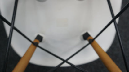 Vitra Eames DSW Design Stoel | Wit | Hout