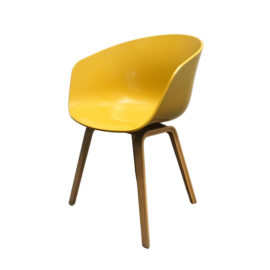 HAY About a Chair AAC22 Design Stoel | Mosterdgeel