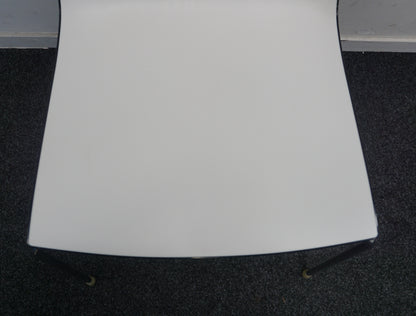 Arper Catifa 46 Design Stoel | Wit / Zwart | Kunststof