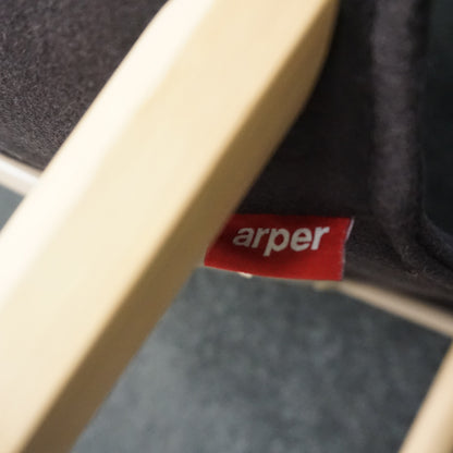 Arper Catifa 53 Design Stoel | Bruin | Gestoffeerd