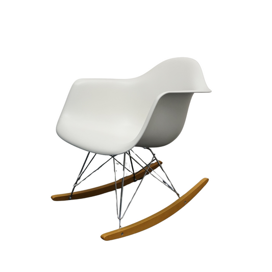 Vitra Eames RAR Design Stoel | Schommelstoel | Wit