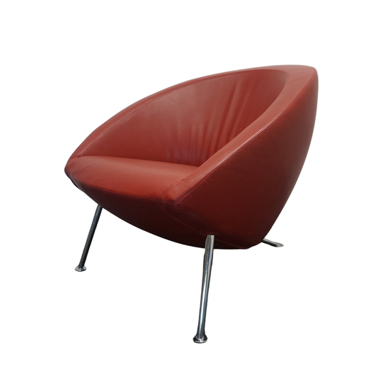 Artifort Hanna Design Fauteuil | Rood Leer