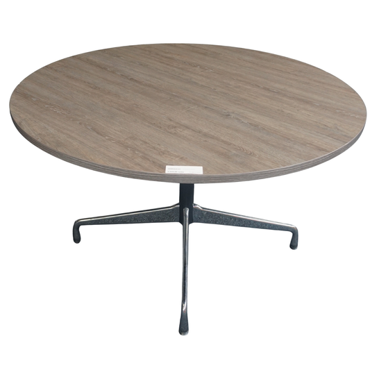Vitra Segmented Vergadertafel | Donker eiken | Ø 120 x 71 cm