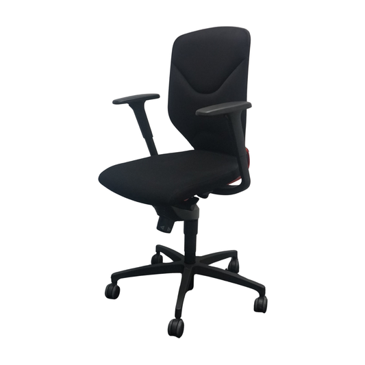 Wilkhahn IN 184/7 Bureaustoel | Ergonomisch | Zwart / Rood