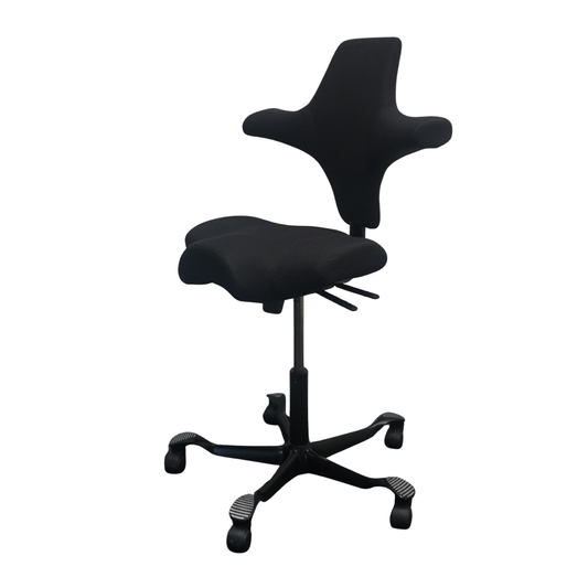 HAG Capisco 8106 Bureaustoel | Zadelzit | Zwart / Zwart
