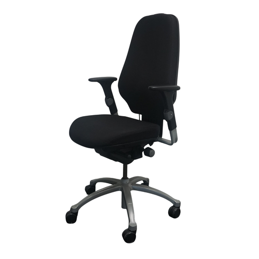 RH Logic 400 Bureaustoel | Lendepomp | Zwart | Ergonomisch