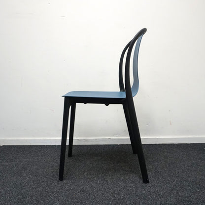 Vitra Eames Belleville Design Stoel | Blauw / Zwart