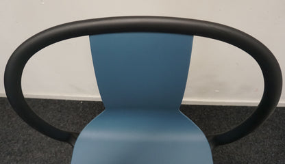 Vitra Eames Belleville Design Stoel | Blauw / Zwart