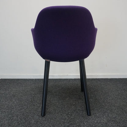Crassevig Pola Round Vergaderstoel | Paars