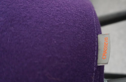 Crassevig Pola Round Vergaderstoel | Paars