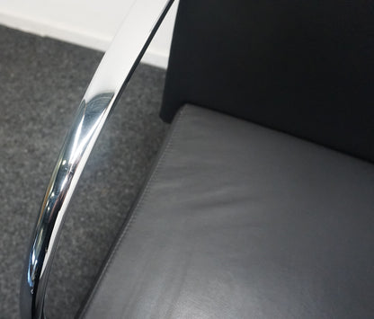 Artifort Prof Design Vergaderstoel | Zwart Leer