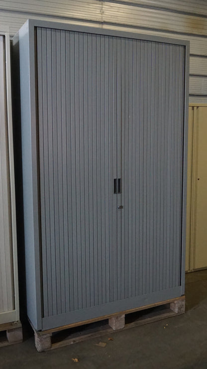 Aspa Roldeurkast | Archiefkast | 197 x 120 x 45 cm | Grijs