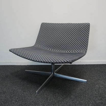 Arper Catifa 80 Design Fauteuil | Zwart / Grijs